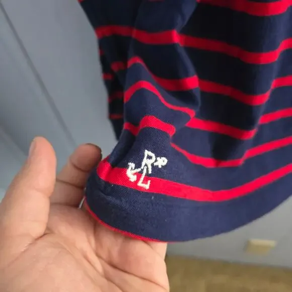 Polo Ralph Lauren Striped Shirt Size Large – Nautical, Classic, Preppy, NWT - Picture 4 of 7